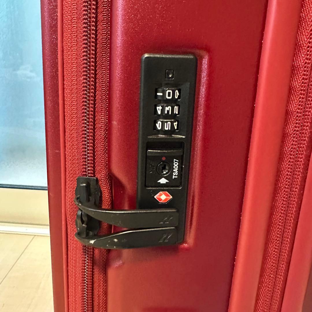 LOJEL キャリーケース　burgundy 赤　Ｌサイズ　120L