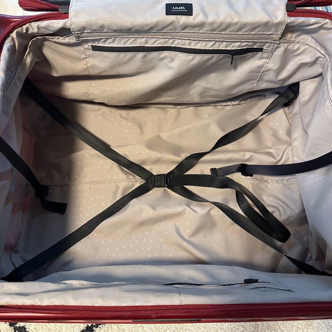 LOJEL キャリーケース　burgundy 赤　Ｌサイズ　120L