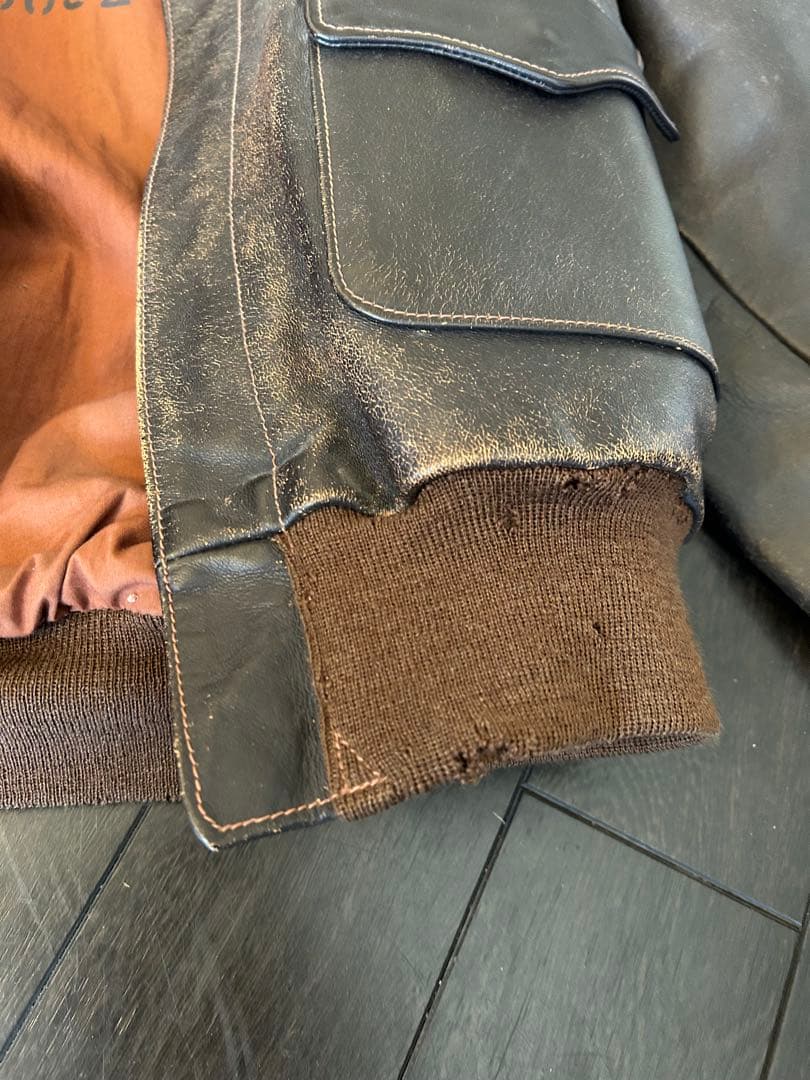 リアルマッコイズ　A-2 レザー　フライトジャケット　36