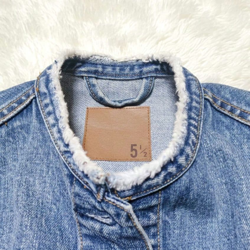 スピック&スパン【5 1/2】2ND-LINE CROP DENIM ジャケット