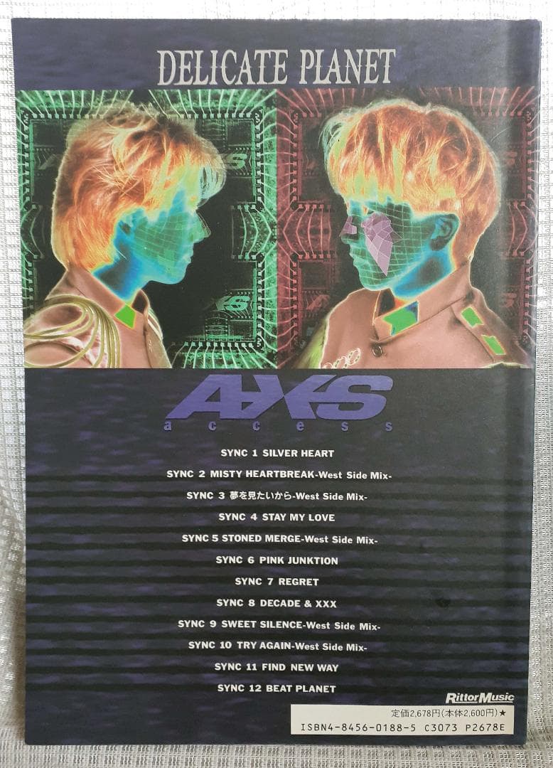 ACCESS DELICATE PLANET バンドスコア アクセス 初版 良品
