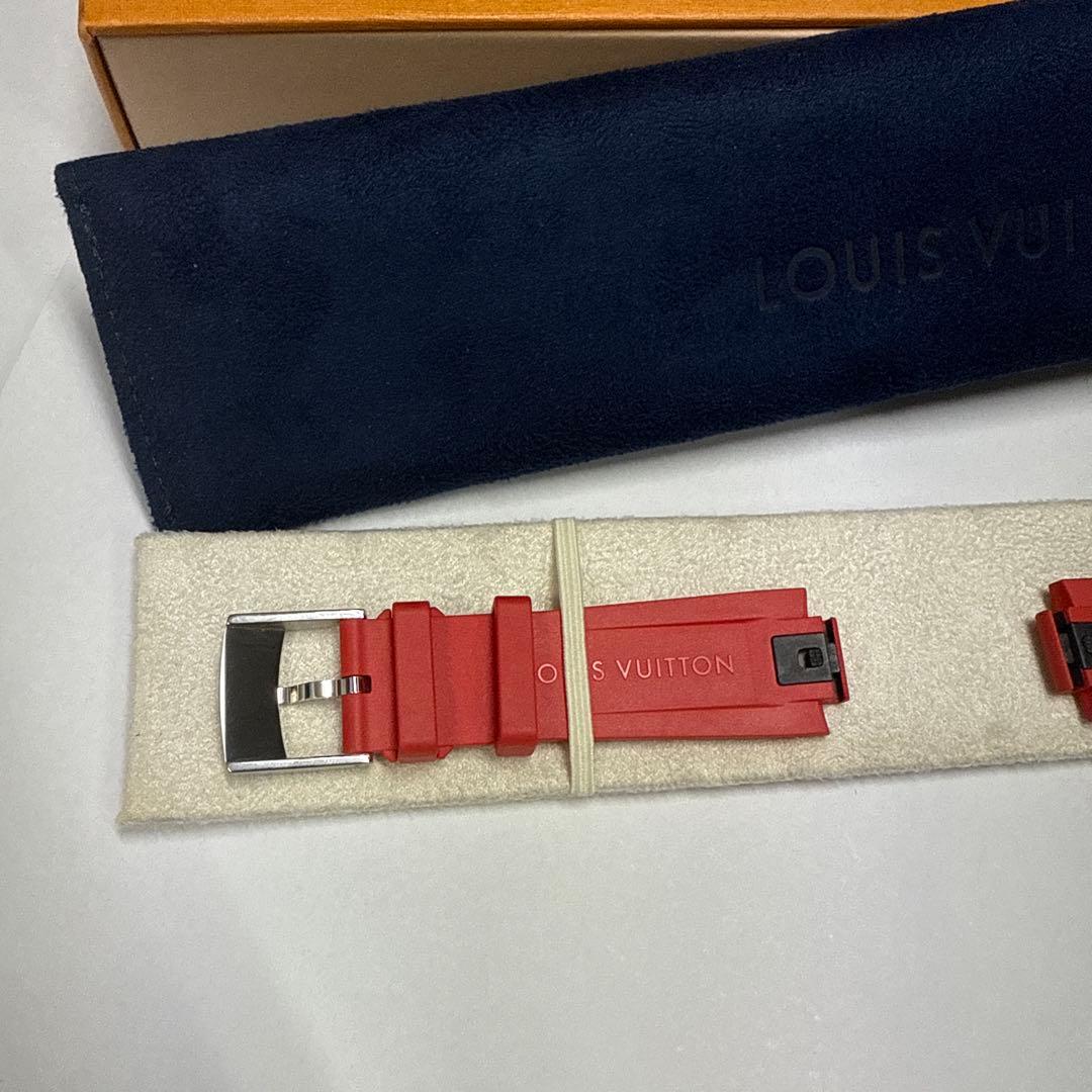 パーター ルイヴィトン　時計　ベルト　モノグラム ラバー ストラップ L