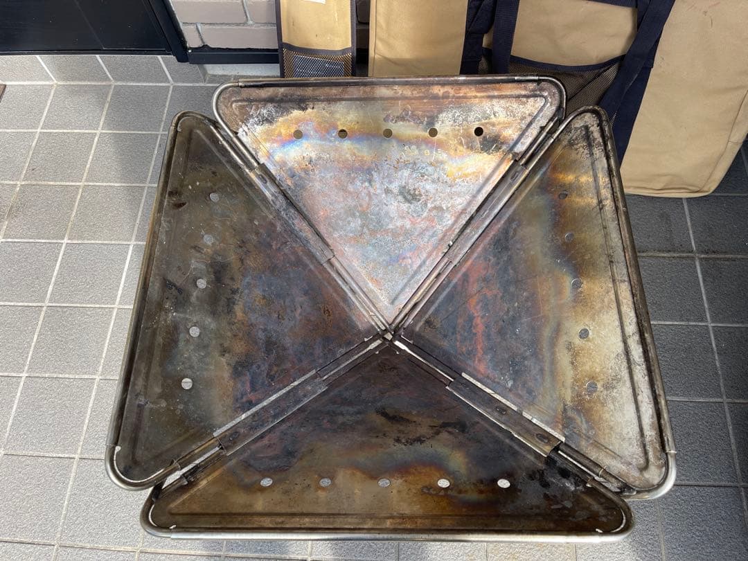 m*e様  peak 焚火台LLと専用ケースと焚火ツールセットPRO