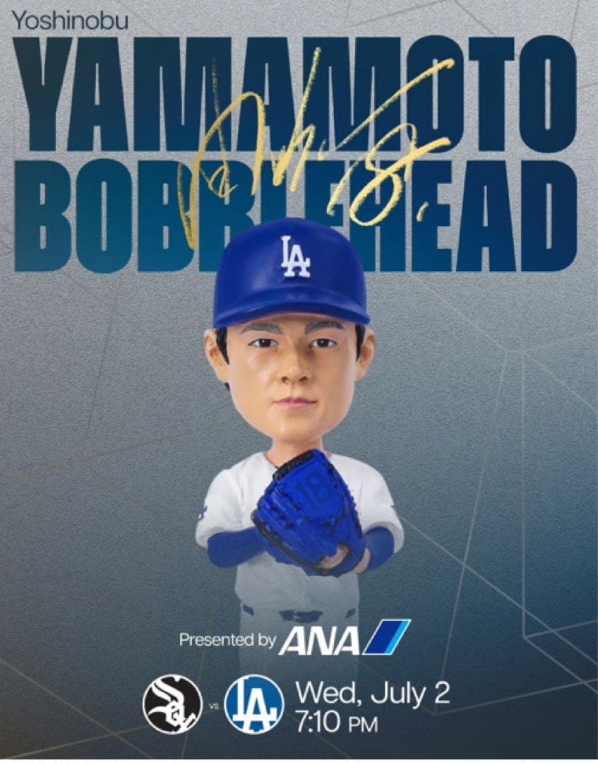 山本由伸　18 バブルヘッド　来場者限定　大谷翔平インサイダー付