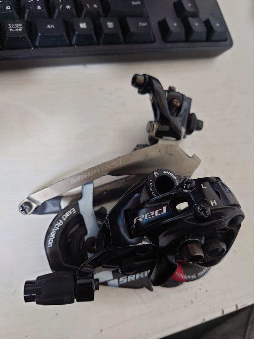 SRAM red black edition 10速 前後ディレイラー