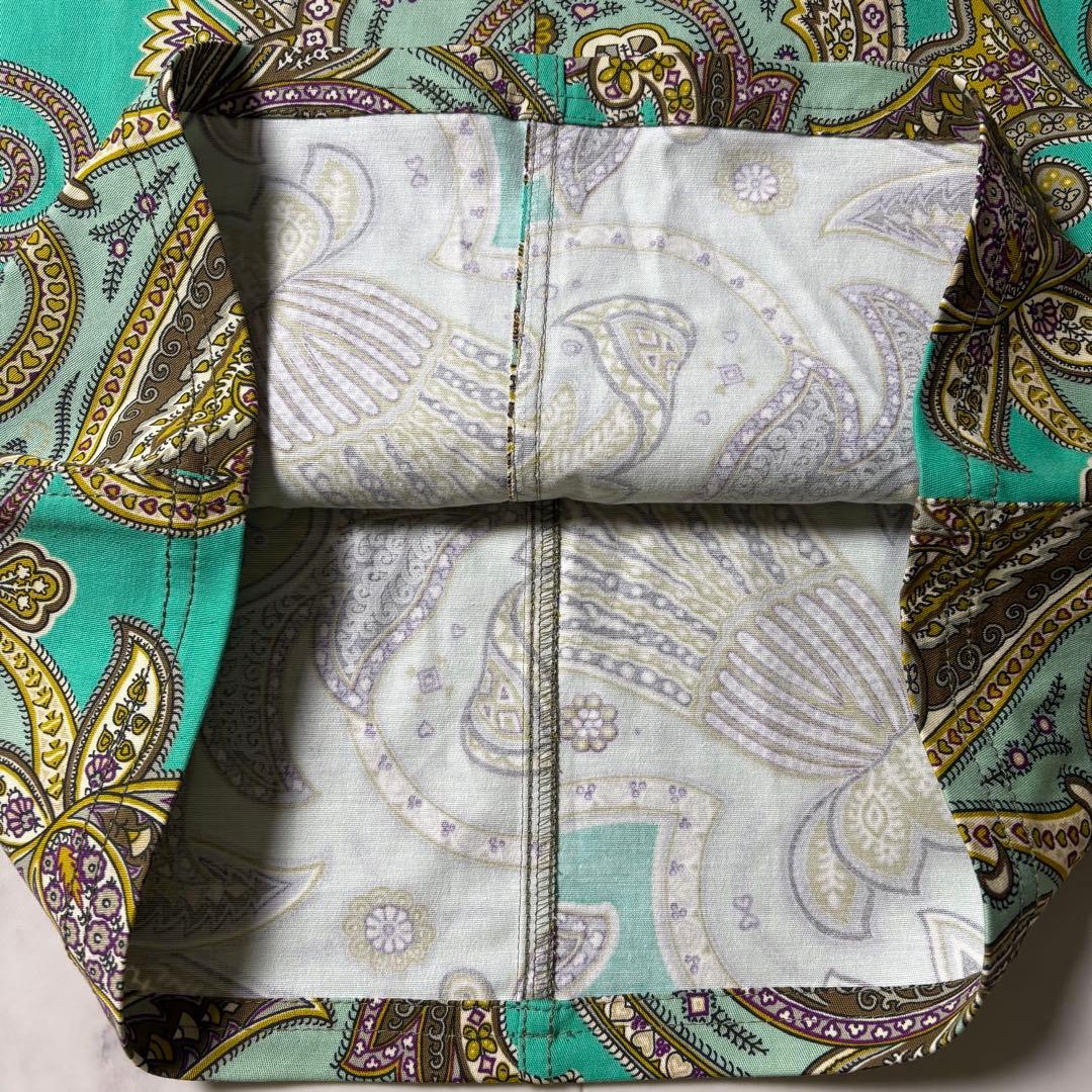 未使用タグ付き ETRO ペイズリー柄 スカート 大きいサイズ 42 XL