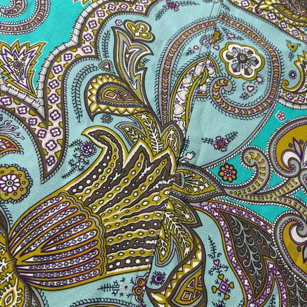 未使用タグ付き ETRO ペイズリー柄 スカート 大きいサイズ 42 XL