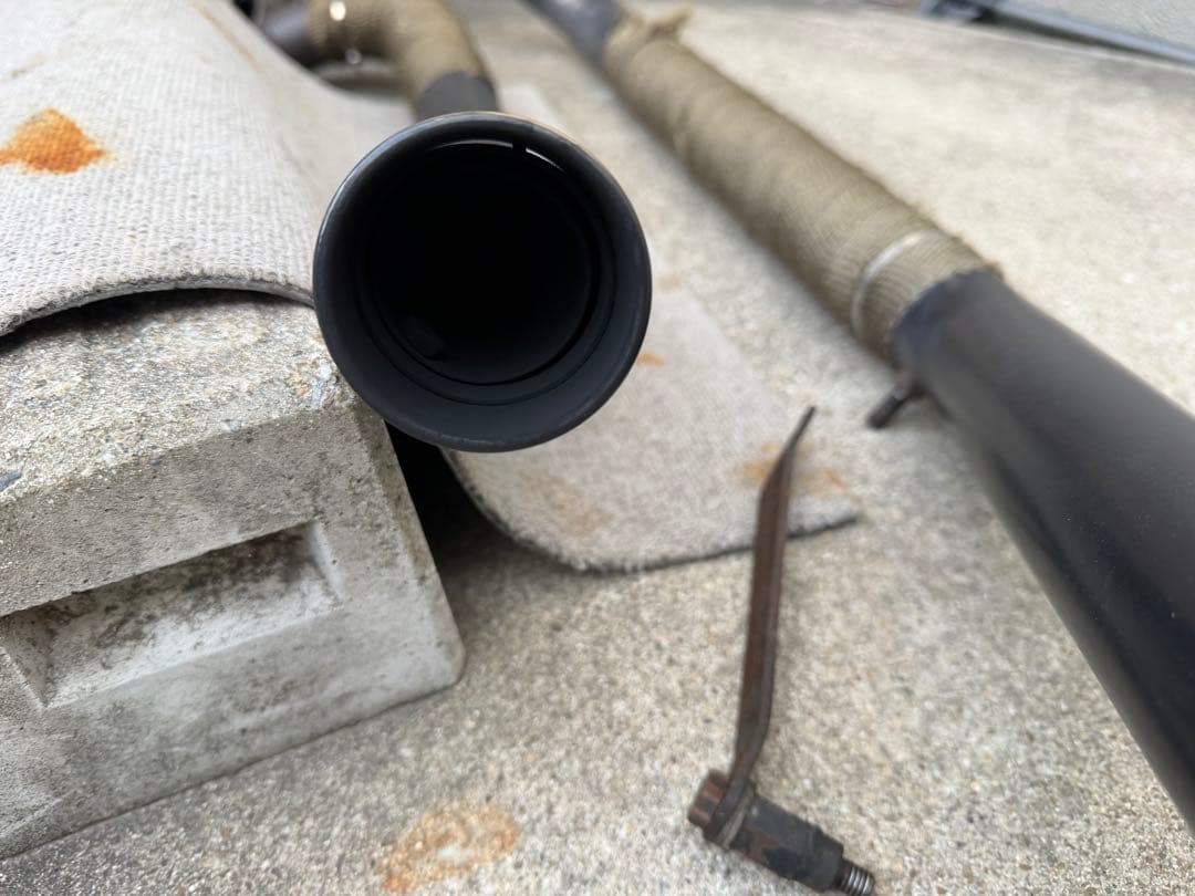 ドラッグスター400 アップスイープマフラー