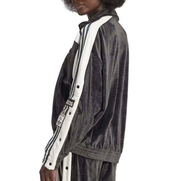 adidas アディブレイク ベロア トラックトップ 重盛さと美 M ブラック