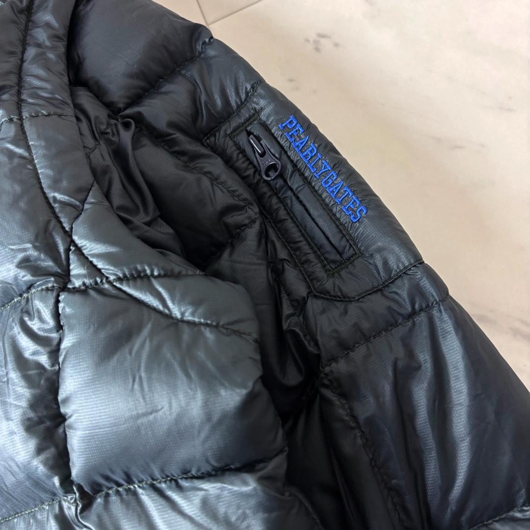 パーリーゲイツ 1 ダウン ジャケット ベスト 2way グレー ブルー ゴルフ