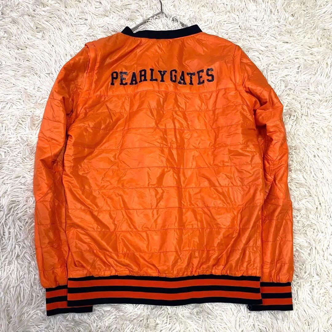 【美品✨】パーリーゲイツ 4way プルオーバー オレンジ ネイビー 5