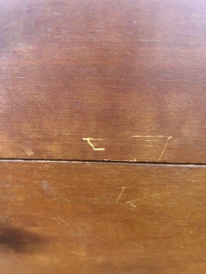 アンティーク木製チェスト5段引き出し