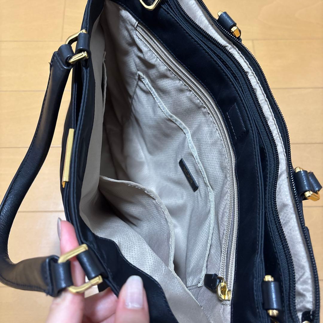 TUMI ブラック ナイロン ビジネスバッグ