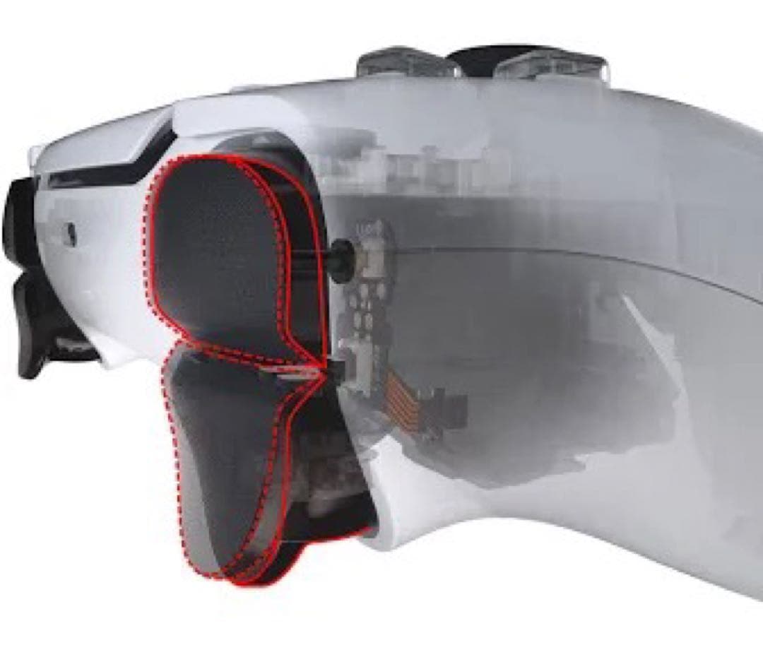 PS5 DualSense 背面ボタン　LRマウスクリック