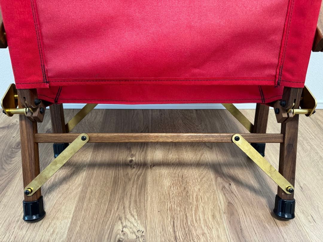 カーミットチェア 同規格品 ウォールナット×真鍮2脚セット