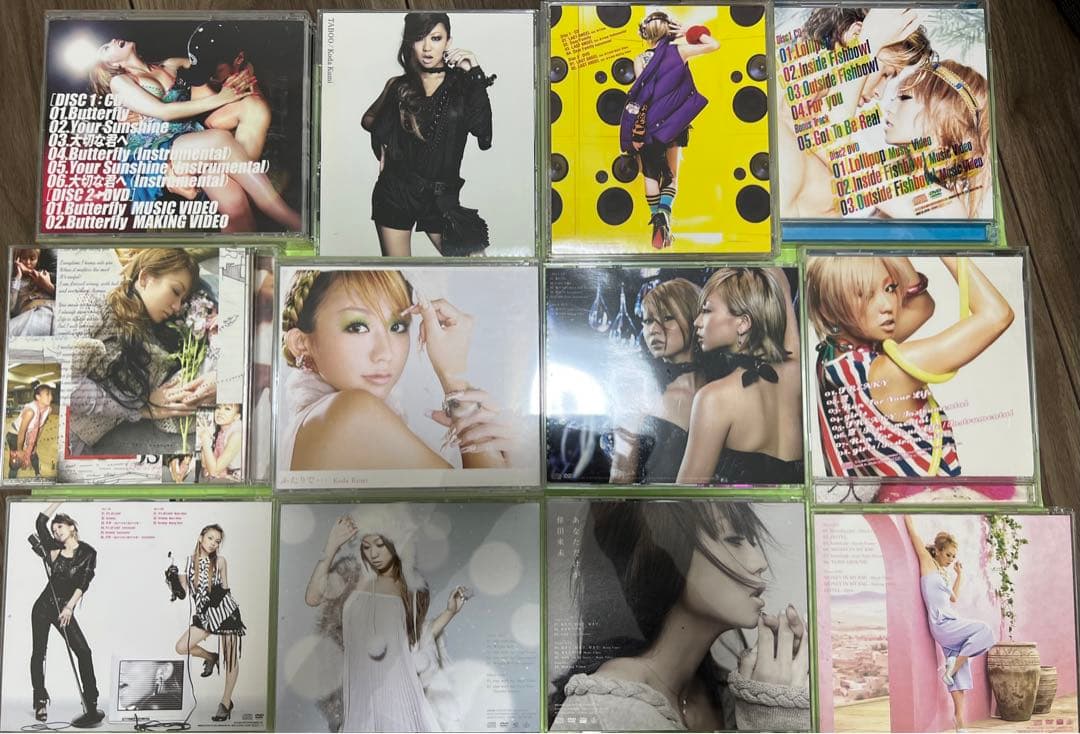 倖田來未　シングル　DVD付き　アルバム まとめ売り