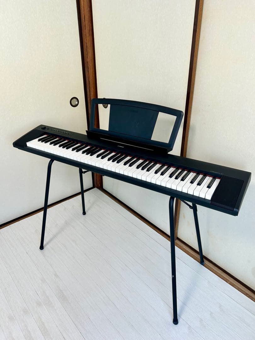 ヤマハ 電子キーボード piaggero NP-31 ブラック 76鍵盤 ピアノ