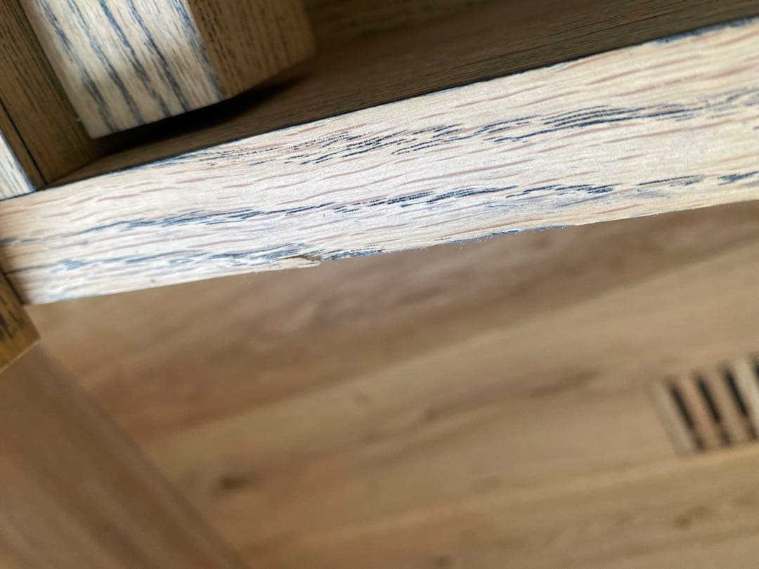 木目調 昇降式テーブル 引き出し付き