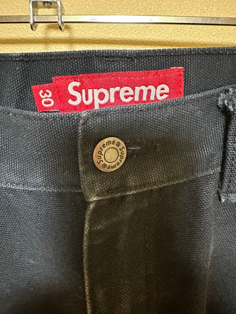 Supreme ワークパンツ ブラック 30