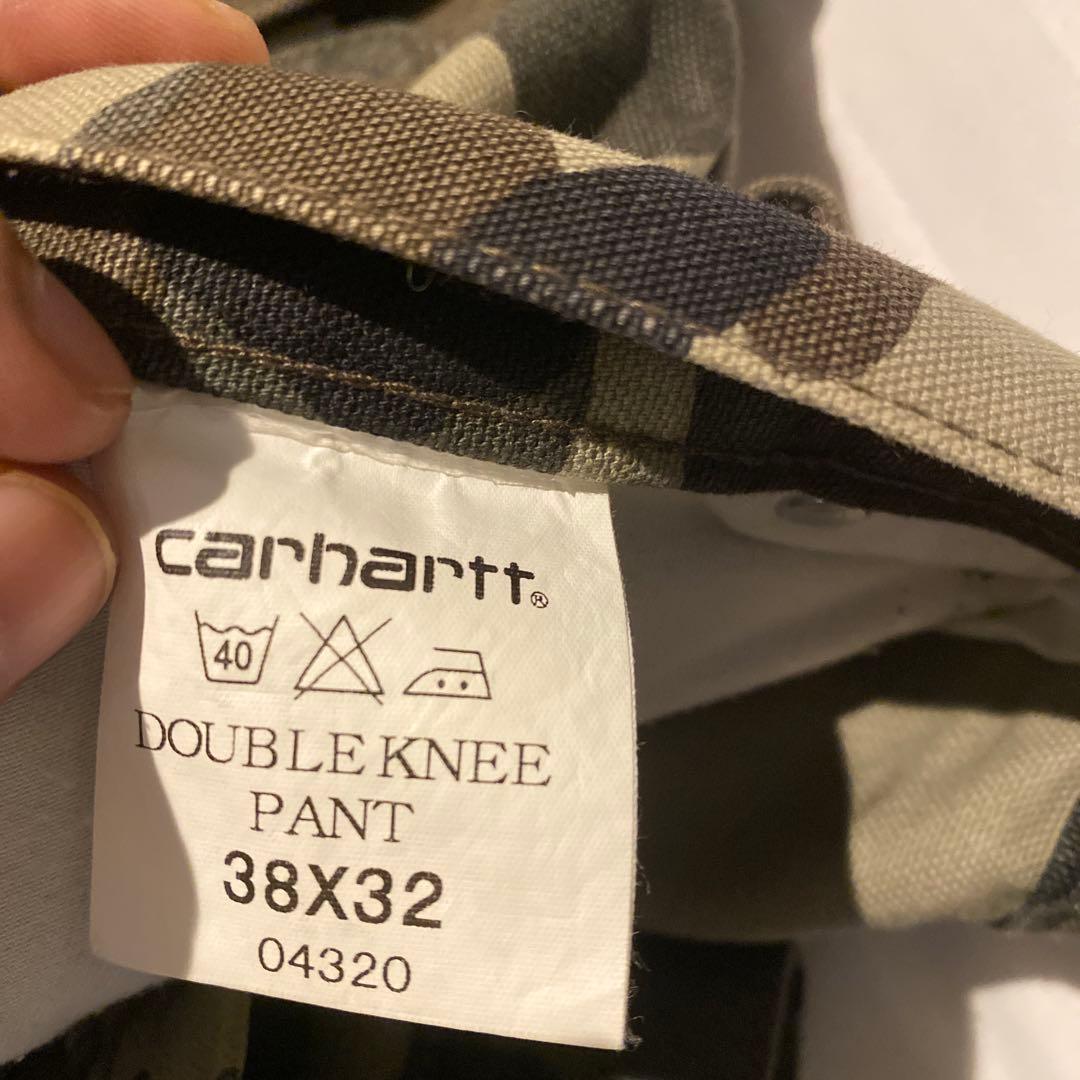 激レアCarhartt カーハートダブルニーパンツW38