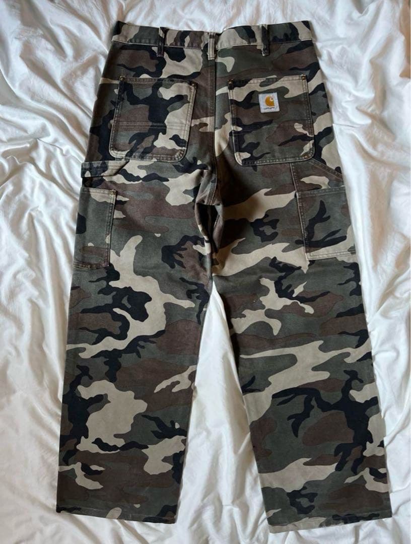 激レアCarhartt カーハートダブルニーパンツW38