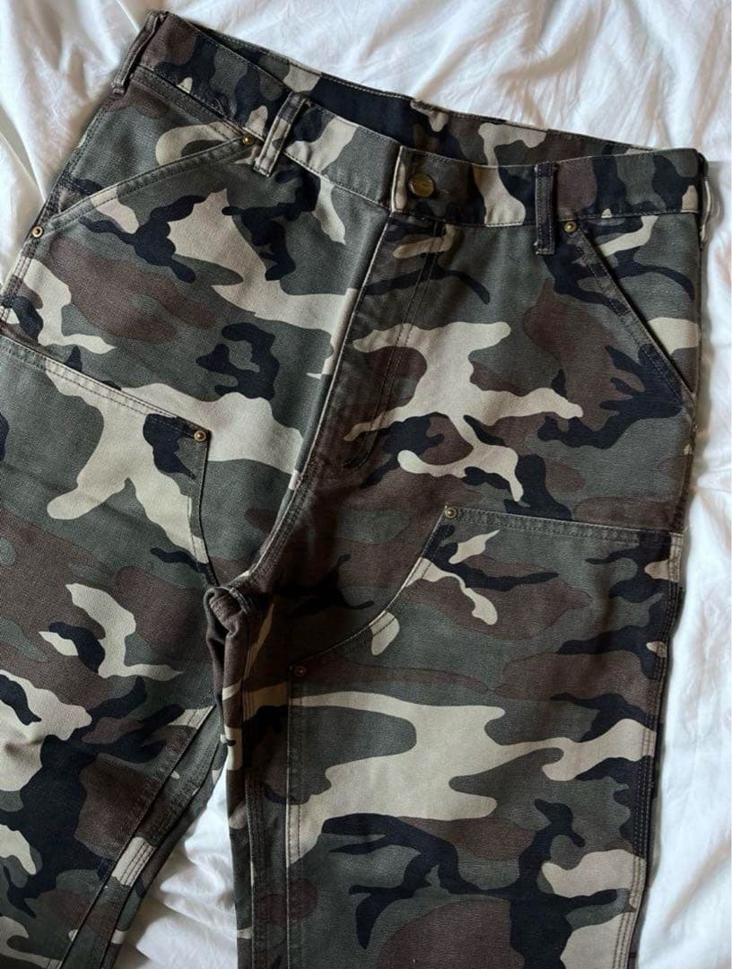 激レアCarhartt カーハートダブルニーパンツW38