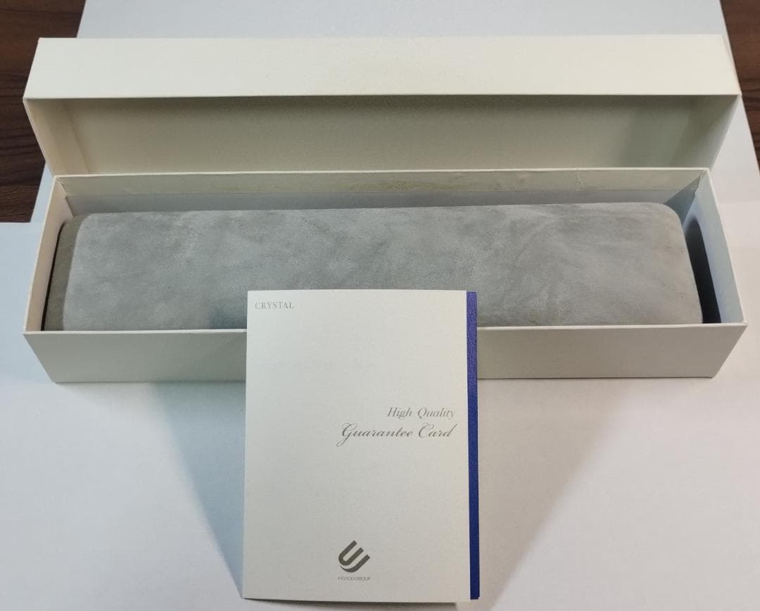 K18 クリスタル ネックレス＆ブレスレット セット 甲府購入 保証書・箱付