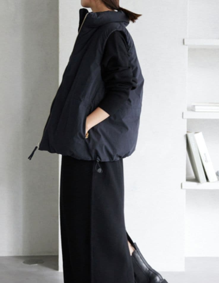 SLOBE IENA P/NPタフタダウンベスト