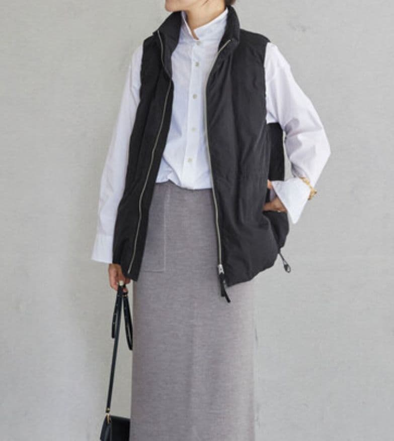 SLOBE IENA P/NPタフタダウンベスト