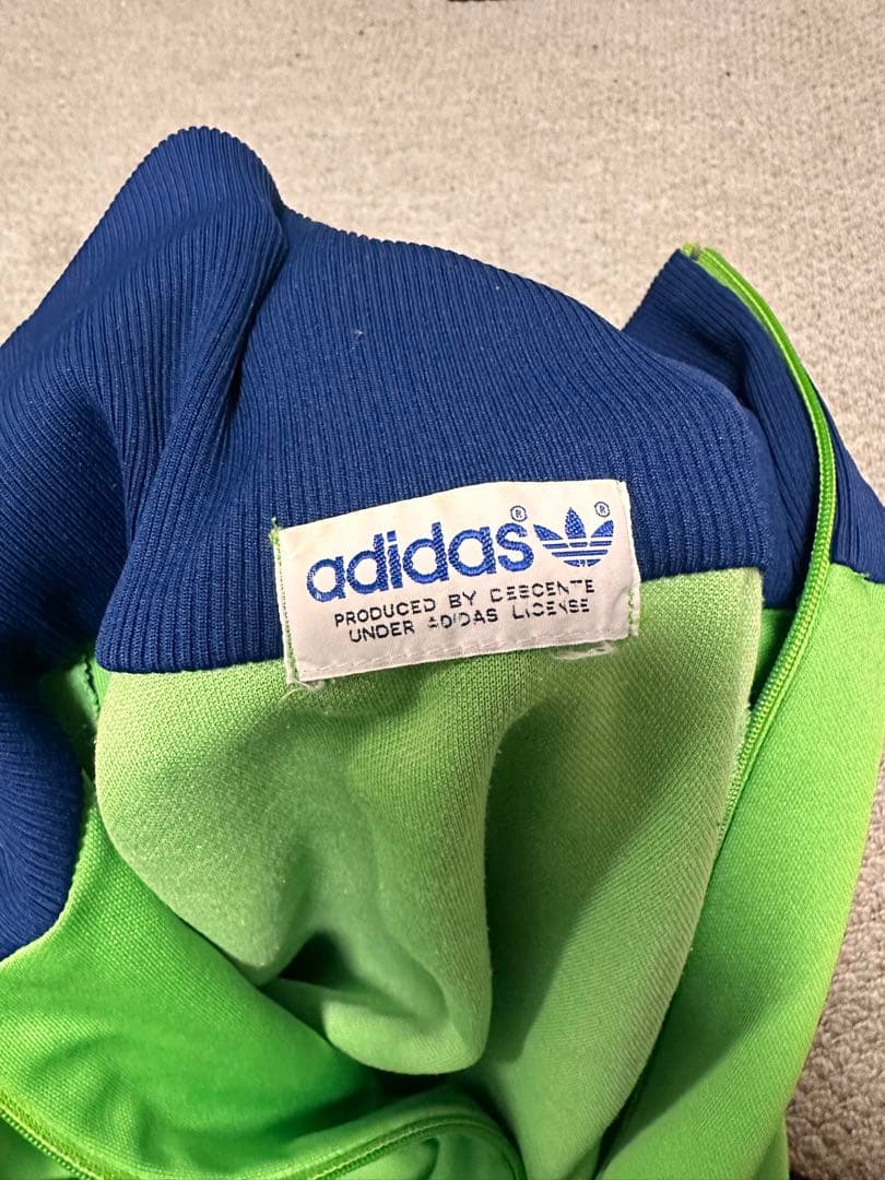 【値下げ】adidas ジャージ　80s 古着　デサント　トラックジャケット