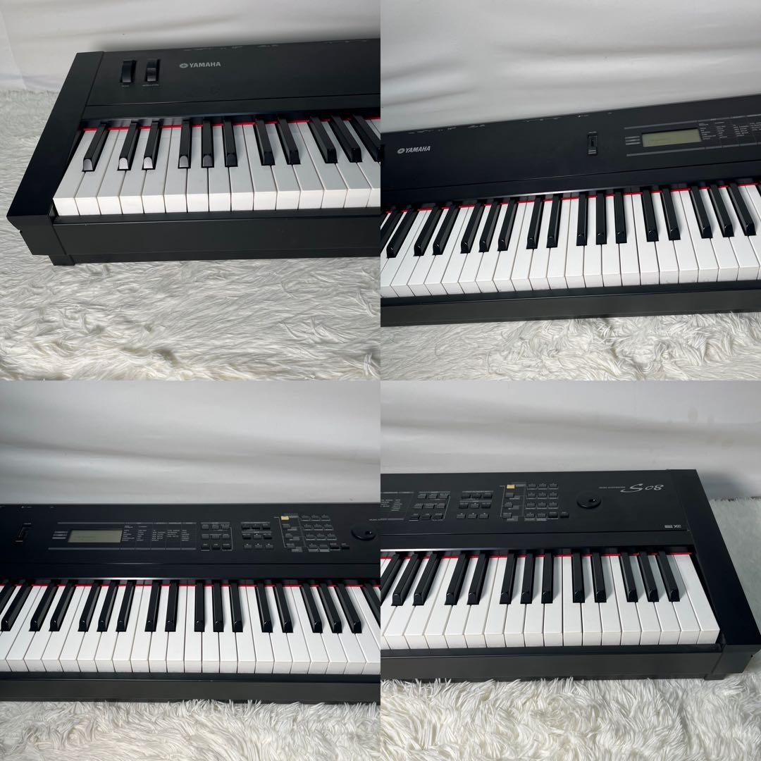 【美品】YAMAHA S08 シンセサイザー 純正ケース&電源付き