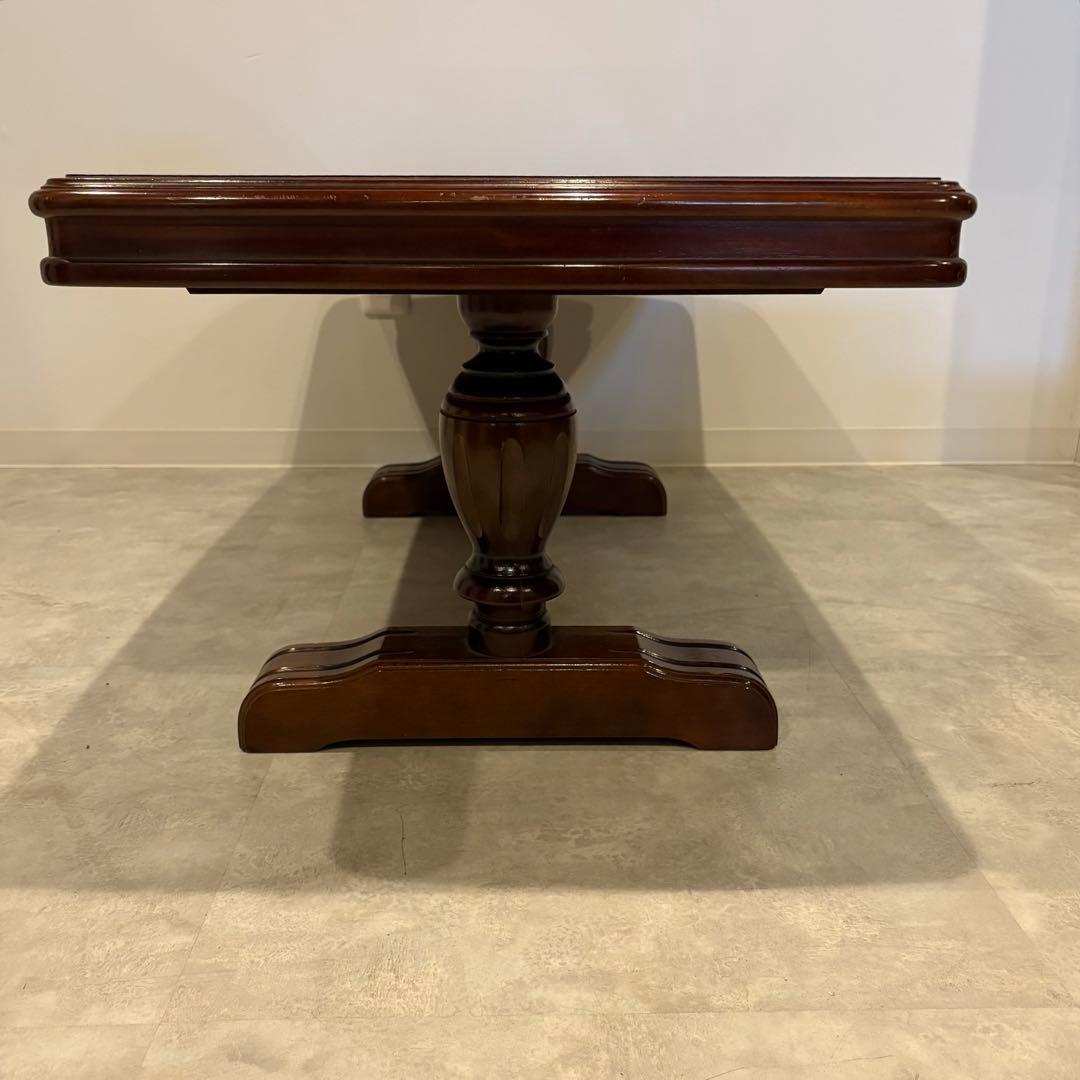 ローテーブル　センターテーブル　リビングテーブル　大理石柄　大きめ