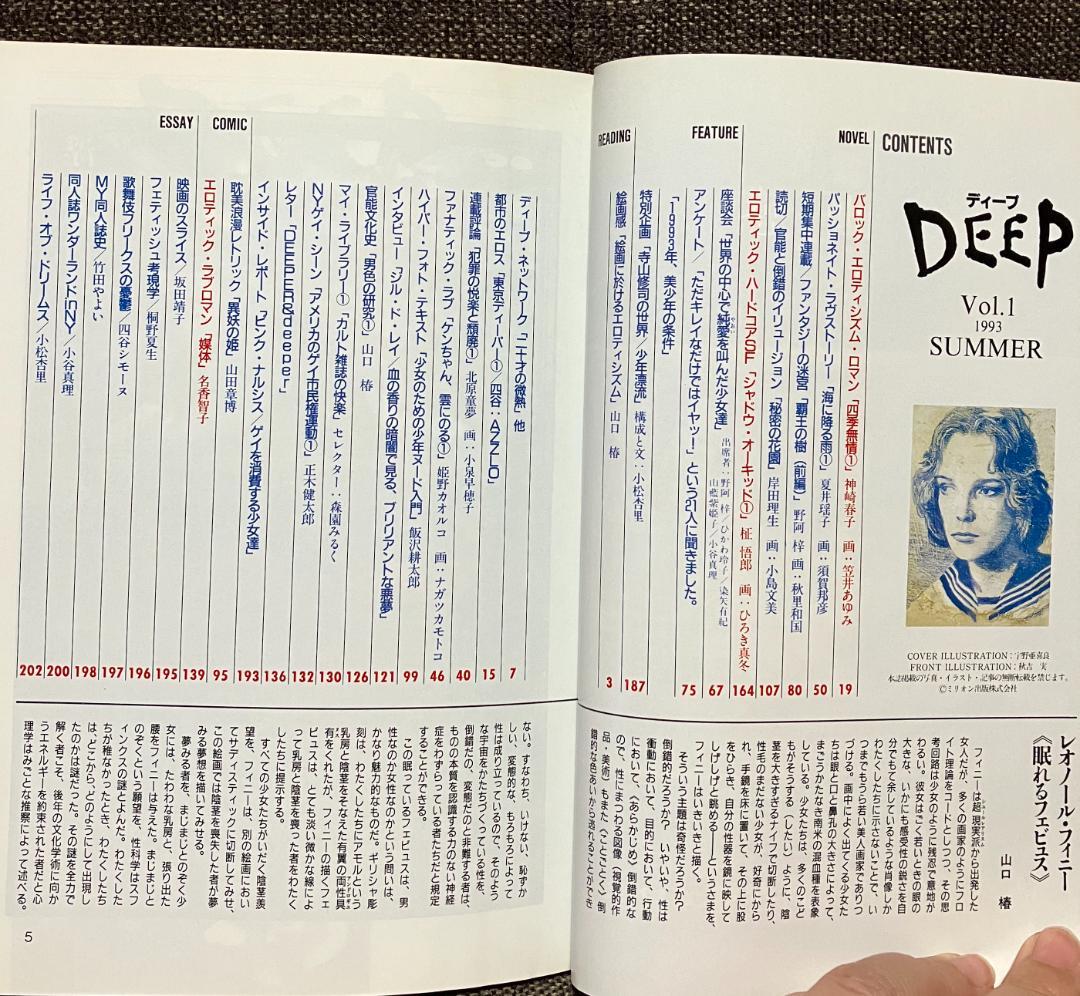 小説誌 DEEP ディープ 3冊セット