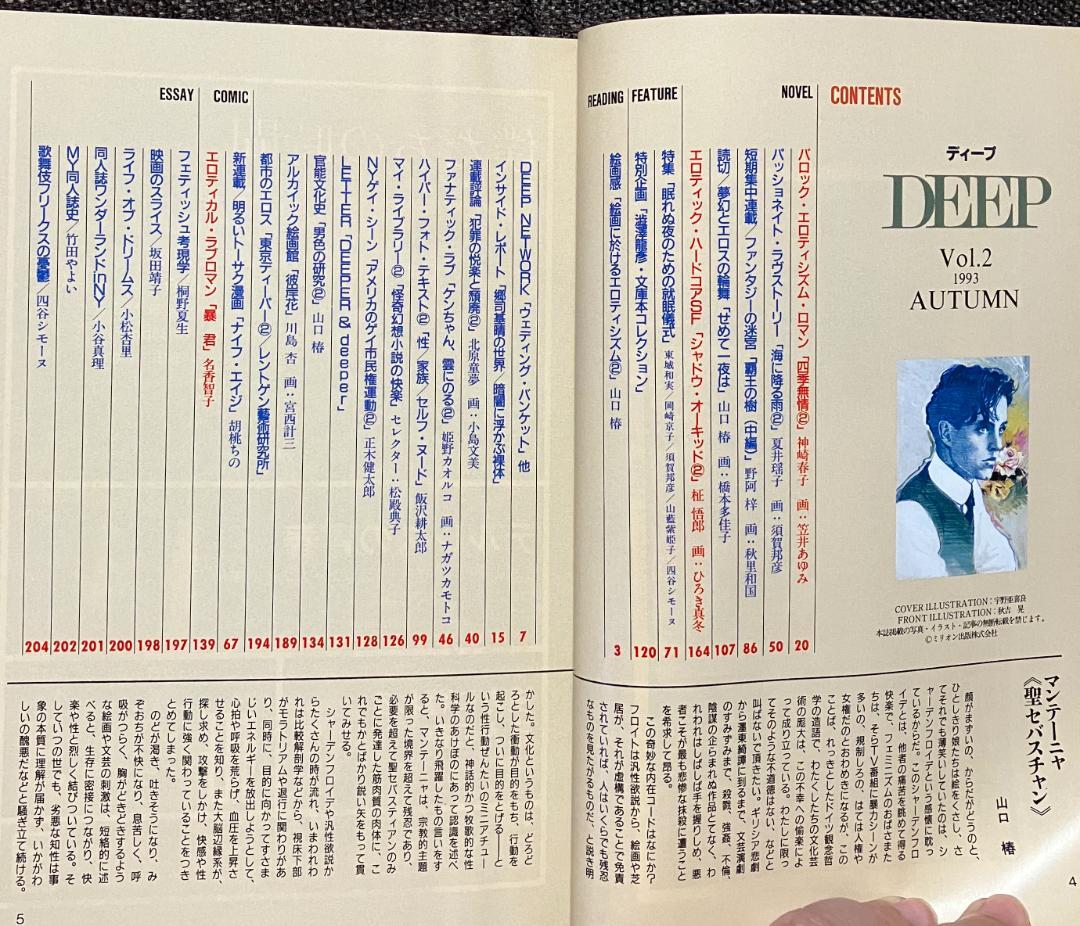 小説誌 DEEP ディープ 3冊セット