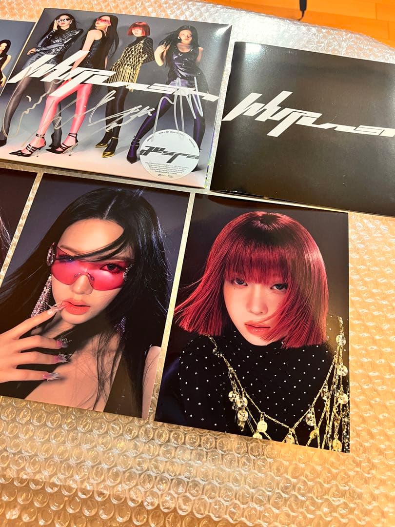 直筆サイン入りaespa 5thミニアルバムWhiplush