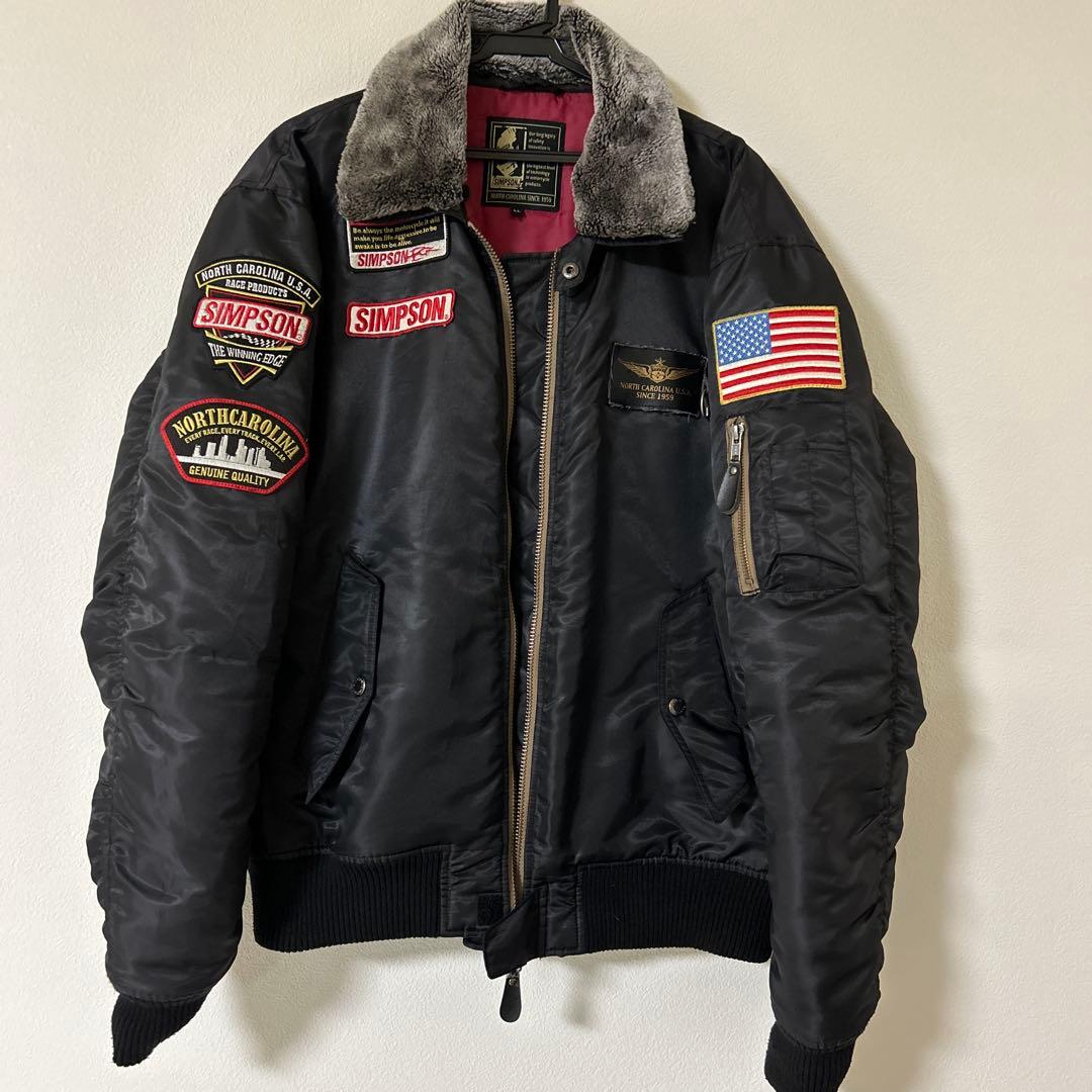 SIMPSON ジャケット メンズLLサイズ　ブラック