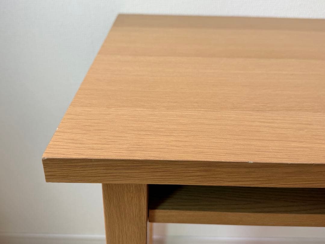 無印　オーク材　学習机　幅８７cm