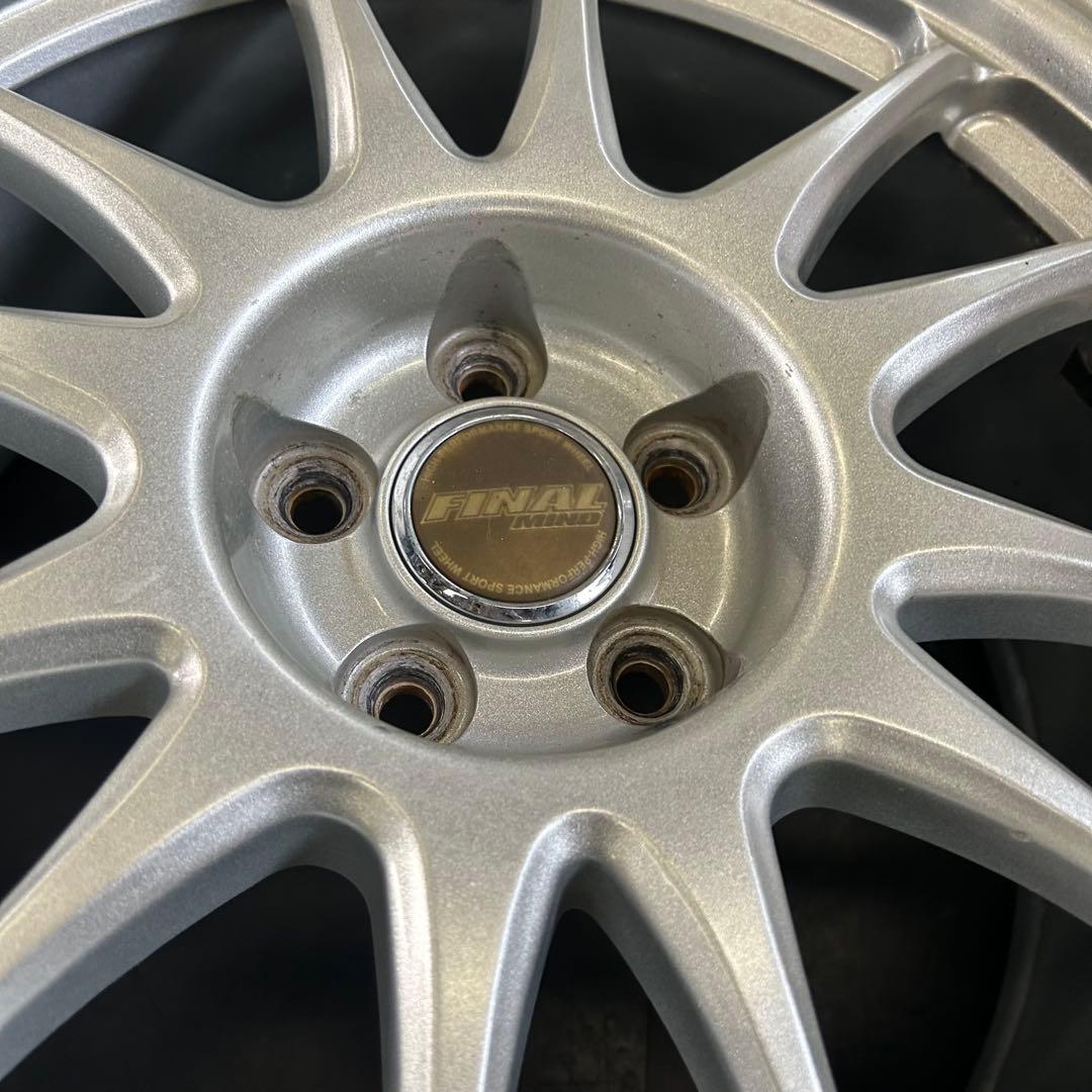 中古アルミ17X8.0 PCD100インプレッサ、フォレスター、XVなどに