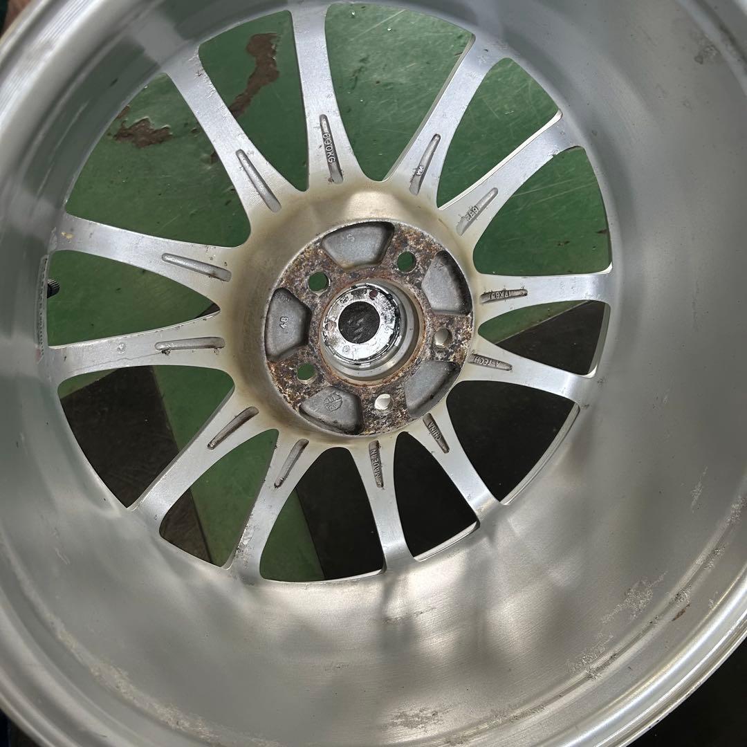 中古アルミ17X8.0 PCD100インプレッサ、フォレスター、XVなどに