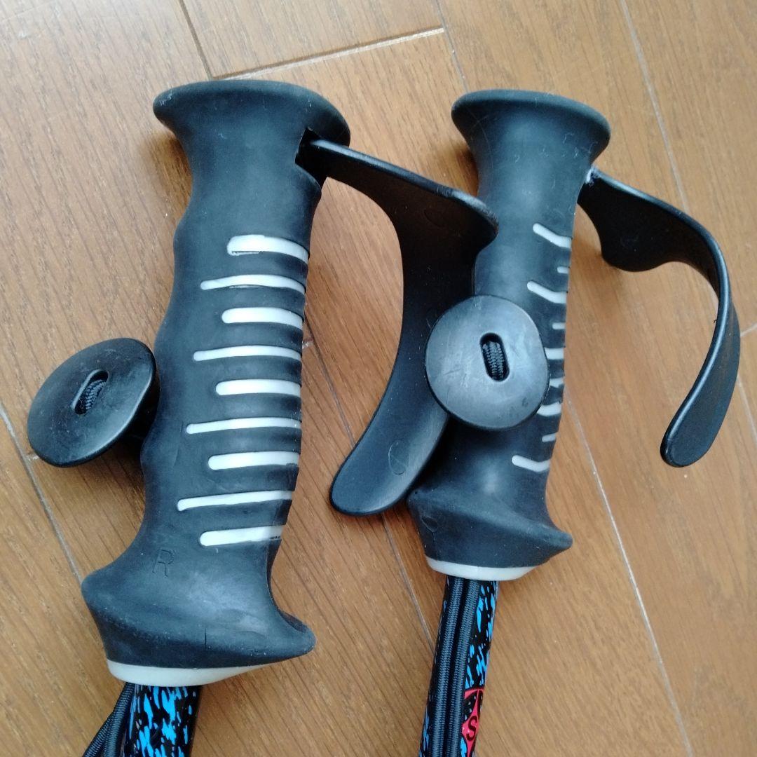 【kun　本日限り】オガサカスキー伸縮ポール 100〜123cm調整可能