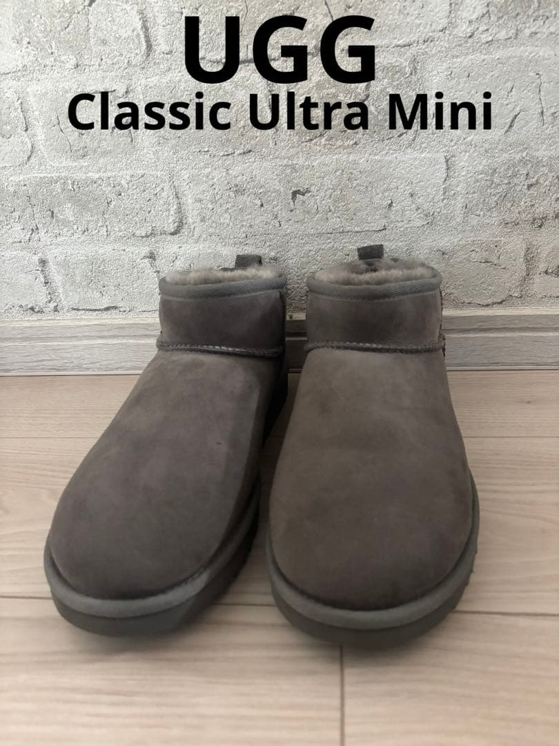 UGGクラシック ウルトラ ミニClassic Ultra Mini グレー