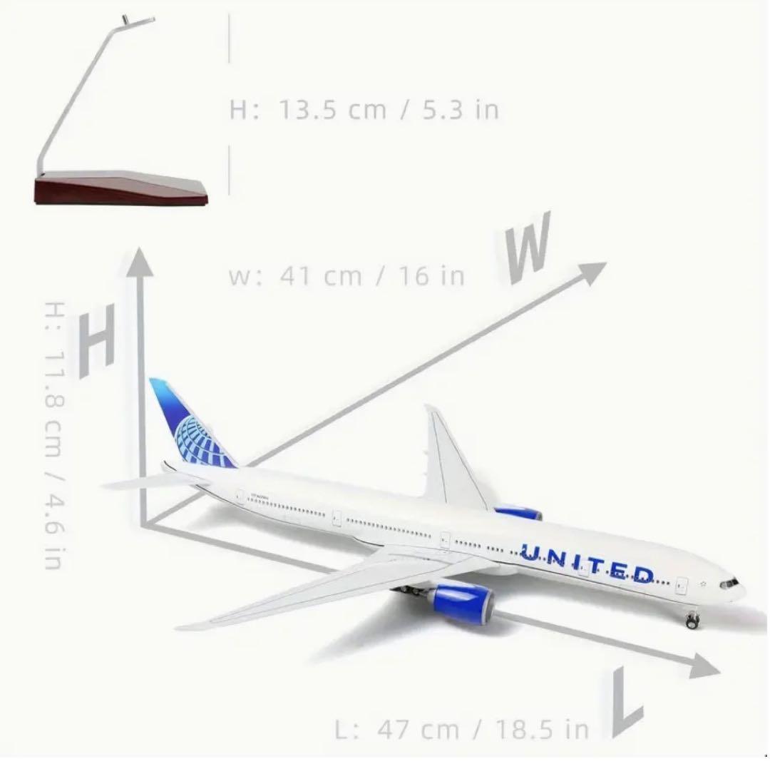 ユナイテッド航空 ボーイング777 モデル