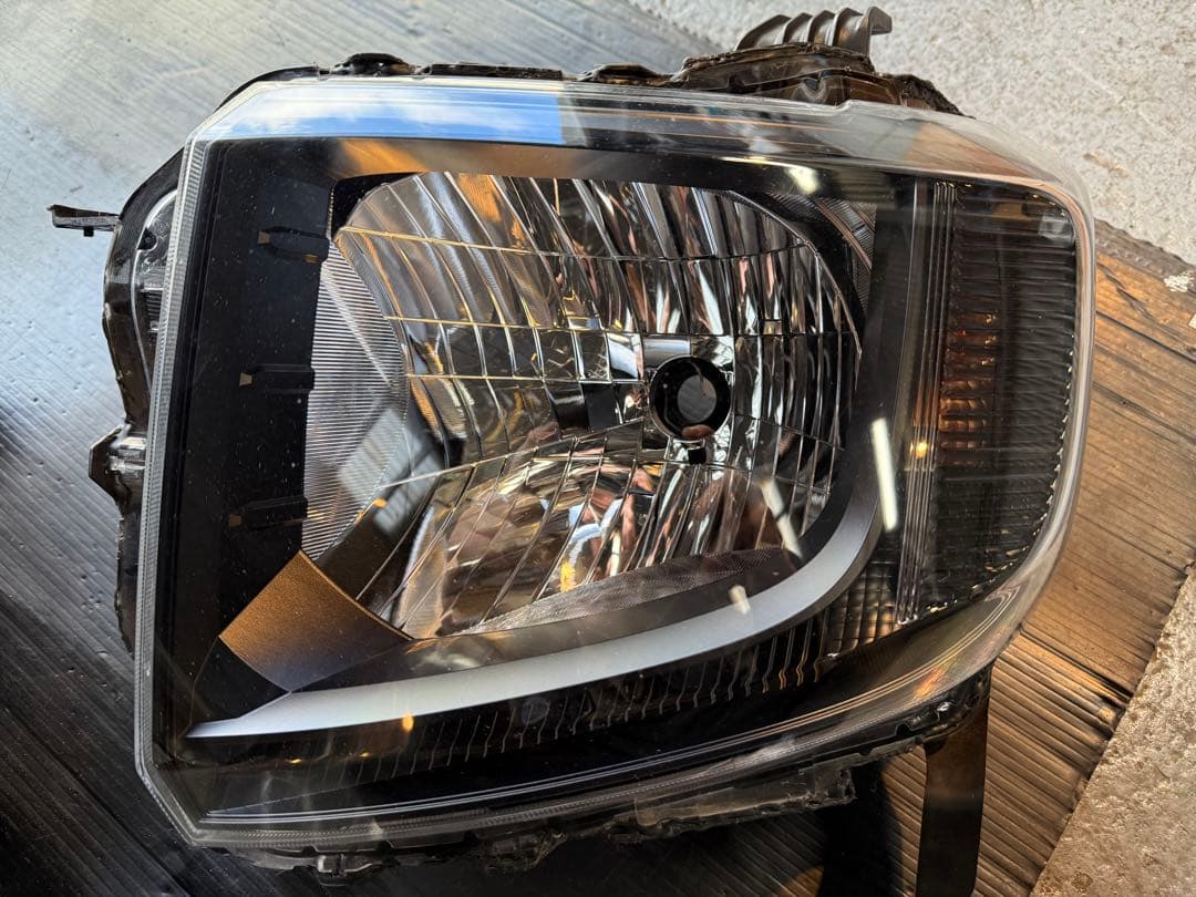 N-VAN 純正カスタムヘッドライト左右 インナーブラック加工