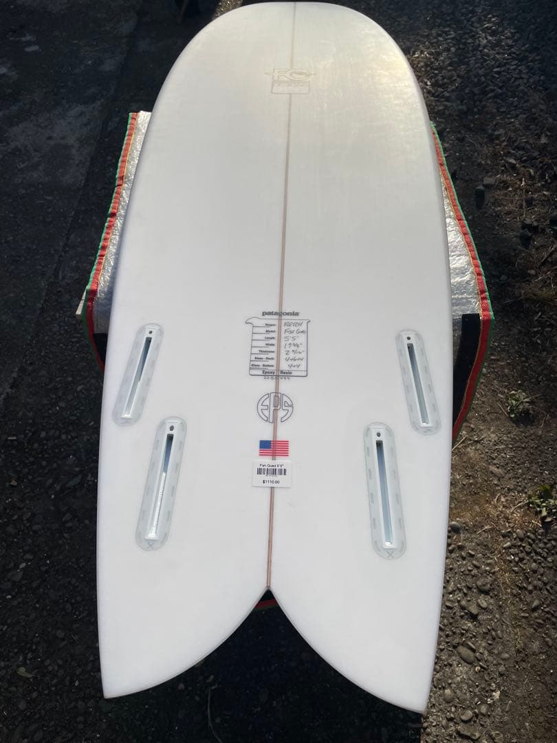 新品・聖地カーディフ購入　FCD Quad FISH 5'5\" パタゴニア