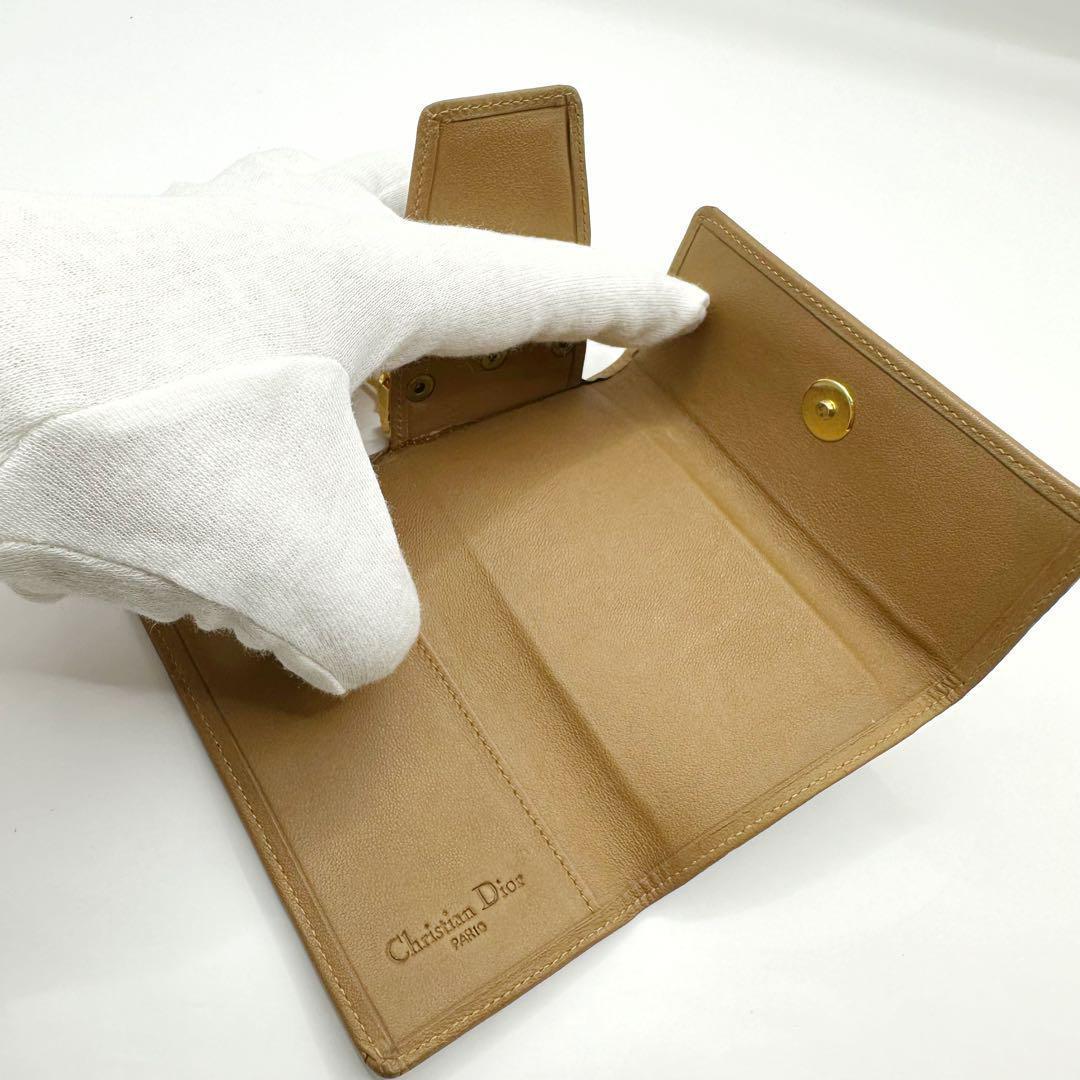 ‼️専用‼️✴️美品✴️ クリスチャンディオール ハニカム柄 6連 キーケース PVC