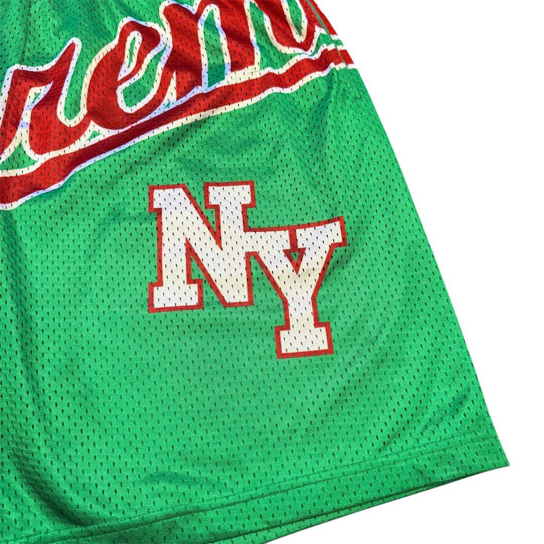 Supreme メッシュハーフパンツ グリーン