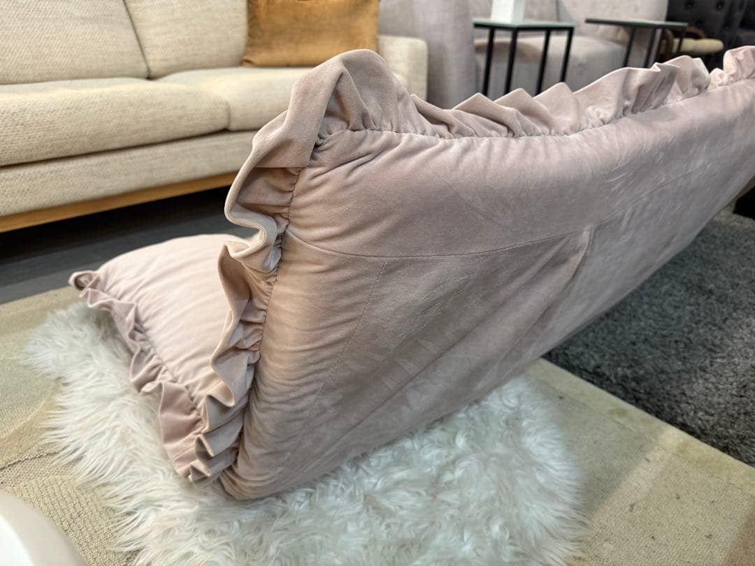 フランフラン　カランフロアソファ　ピンク