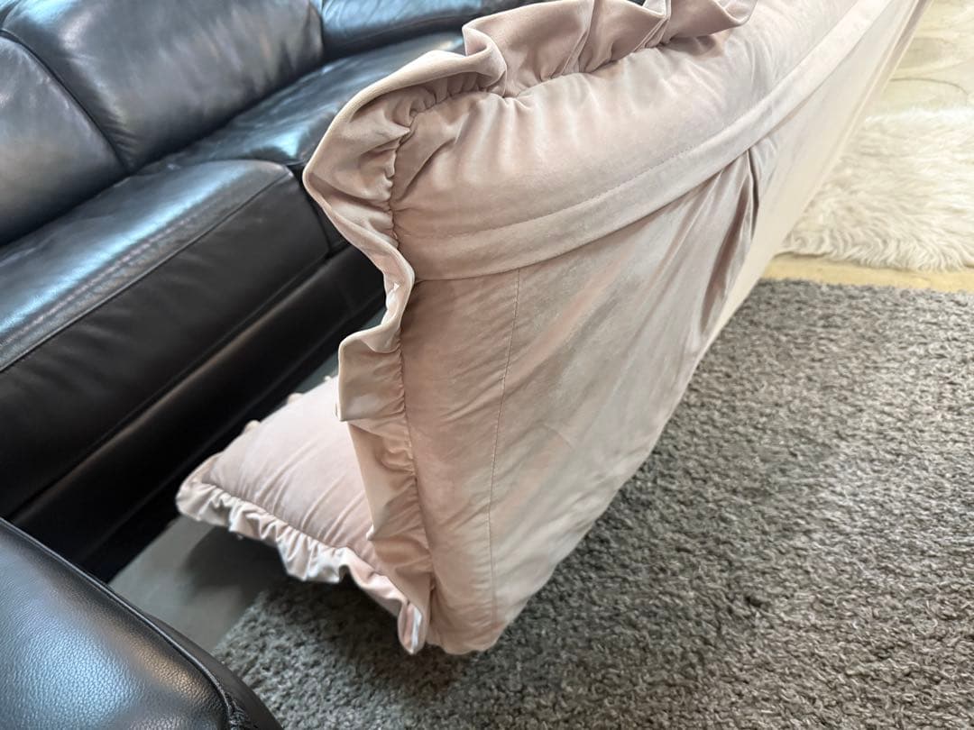 フランフラン　カランフロアソファ　ピンク