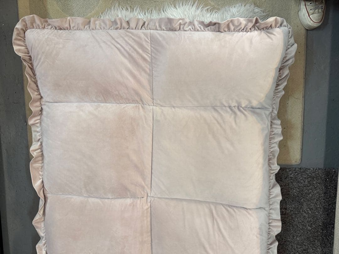 フランフラン　カランフロアソファ　ピンク