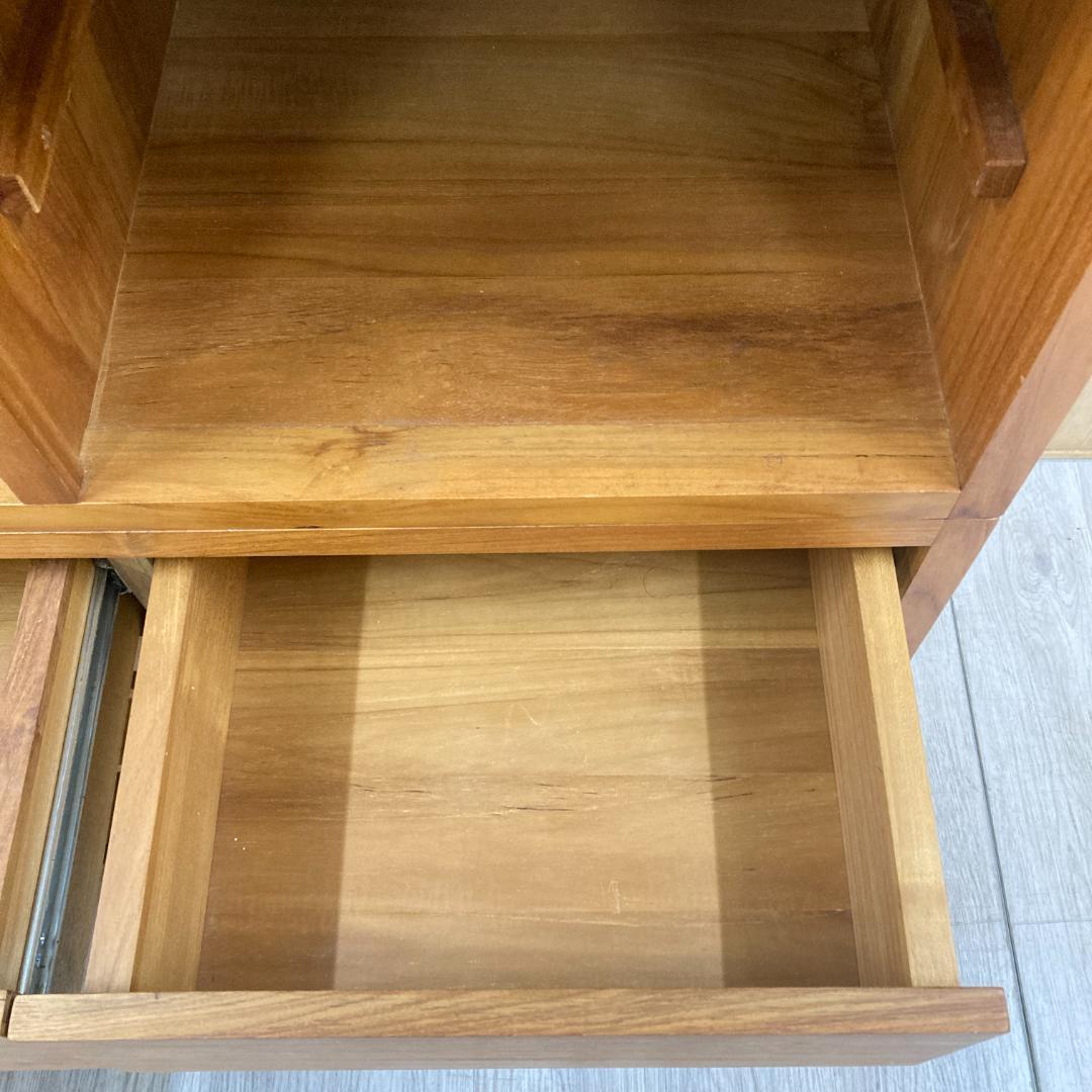 unico ウニコ ブレス　書棚　 カップボード 　食器棚　チーク無垢材